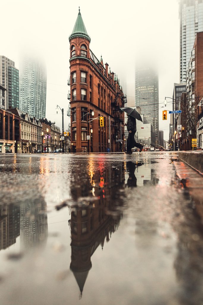 Rainy day in London